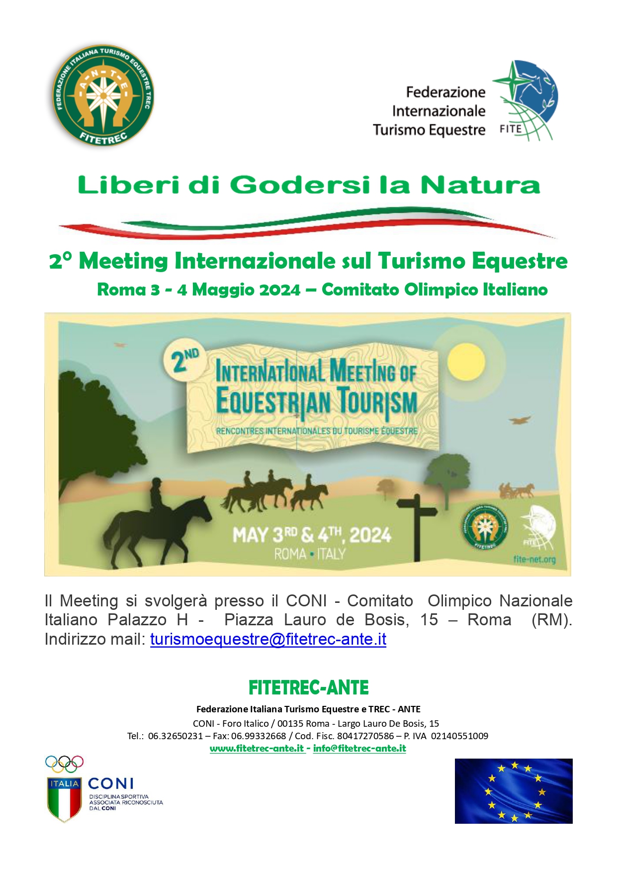 2° Meeting Internazionale sul Turismo Equestre