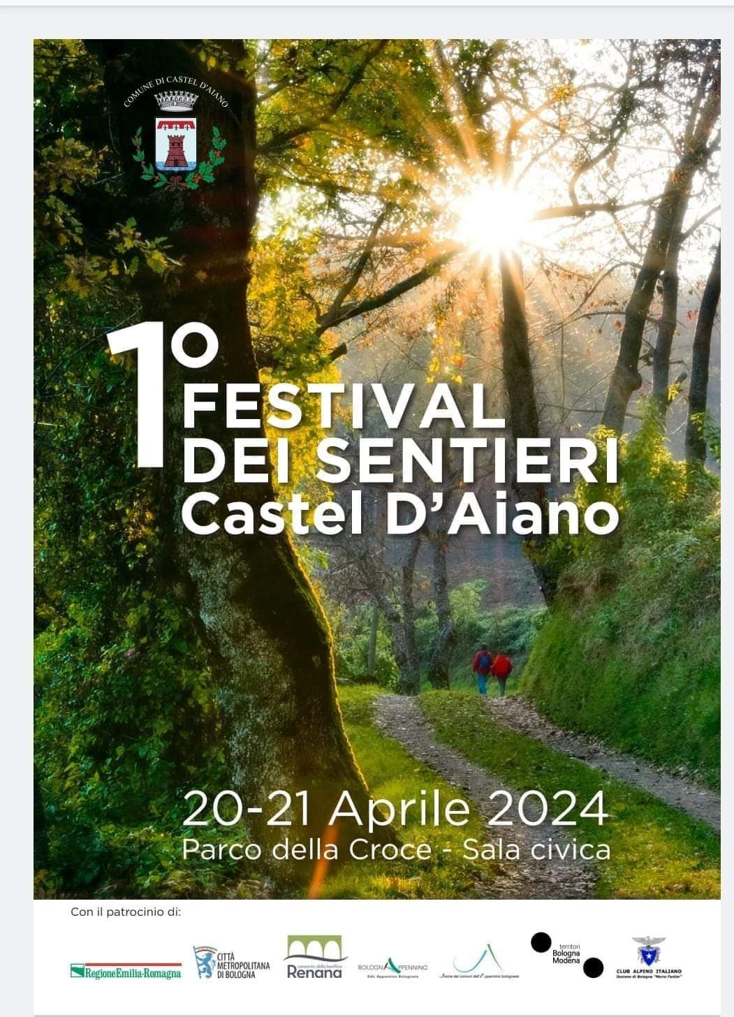 1° FESTIVAL DEI SENTIERI - Castel d'Aiano (Bo) - 20/21 Aprile 2024